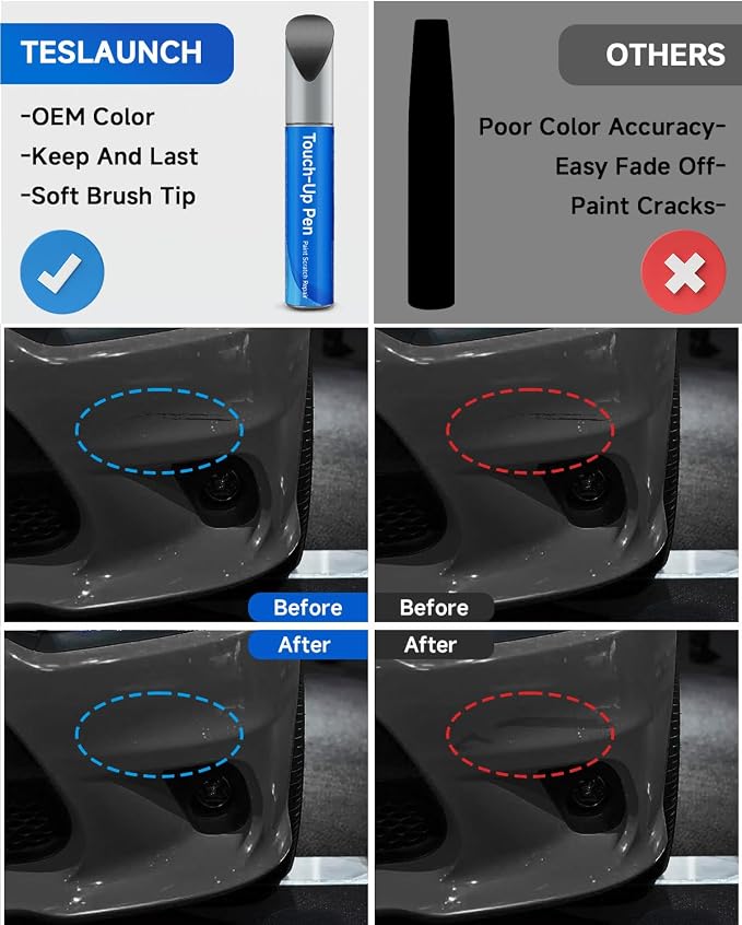 Granite Crystal Metallic PAU/LAU Car Touch Up Paint Compatible with Dodge – Scratch Repair Kit, Exact OEM Color Match, Scratch & Rust Repair, Car, Truck & SUV Paint Fix