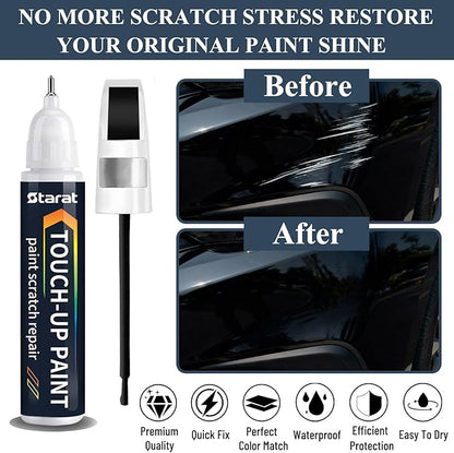 Magnetic Gray Metallic(1G3) Touch Up Paint Pen for Toyota 2-in-1 Quick & Easy Car Scratch Repair Kit Exact OEM Match for Avalon/RAV4/Camry/Corolla/Highlander/Prius/Sequoia/Sienna/Tacoma