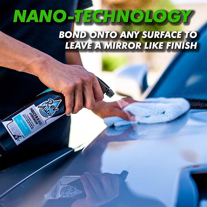 Rev Auto's Neo Armor 16oz - Professional Detailer Ceramic Spray Wax Coating Sealant | Hydrophobic Protection | Adds Shine Gloss Depth Paint | Exterior Care Products