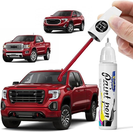 Cajun Red/Red Quartz GPJ/WA434B Touch Up Paint Compatible with GMC, DIY Car Paint Scratch Repair, Automotive Paints, Quick & Easy Fix Scratch Repair for Sierra/Terrain/Acadia/Canyon