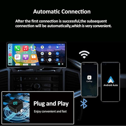 CarPlay Adapter, USB Interface Plug and Play, Connects Phone and car Screen Through WiFi and Bluetooth, Suitable for Apple and Android Systems