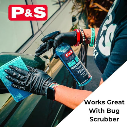 P&S Professional Detail Products Bug Off Insect Remover – Industrial-Strength Bug Splatter Cleaner, Safe for Paint, Trim & Grills, Pre-Wash Treatment, Easy Spray & Rinse Formula - 1 Gallon
