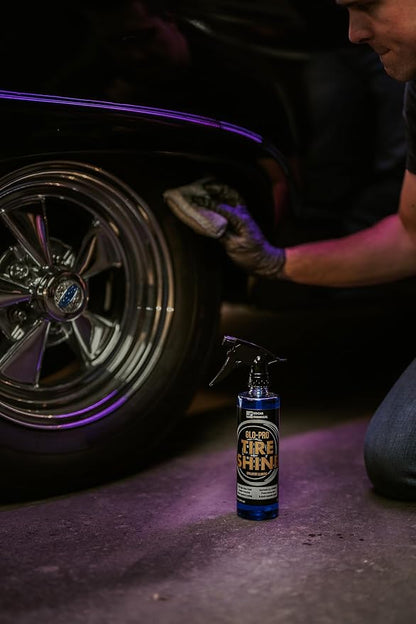 Socar Chemical Eye Candy Extreme Tire Shine, 16 oz Spray Bottle, High Gloss Tire Dressing, Professional Wet Tire Dressing, Water Repellant, Long Lasting