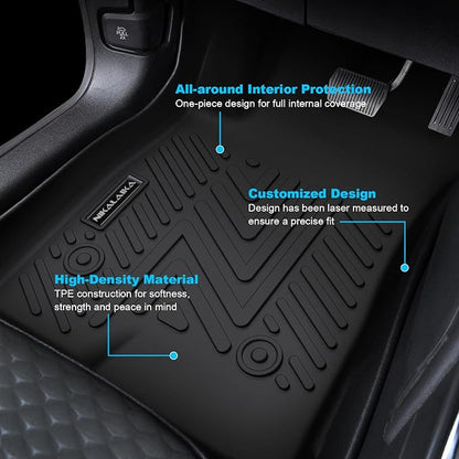 Floor Mats & Cargo Liner for 2024 2025 2026 Buick Envista All Weather Protection TPE Rubber Full Set Automotive Floor Liners & Trunk Mat for 2025 Buick Envista Accessories, Black