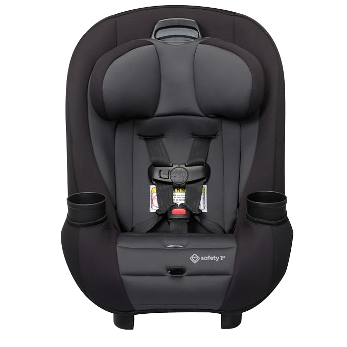 Safety 1st Ellaris 3-in-1 Convertible Car Seat, Slim Fit Design, Rear & Forward-Facing, 5-Position Headrest, Travel-Friendly with Machine-Washable Seat Pad, Smokey Haze
