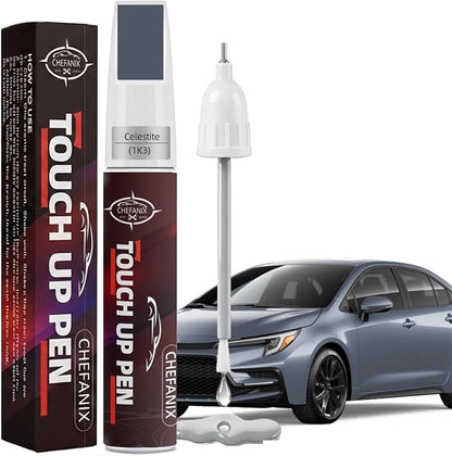 Celestite (1K3) Touch Up Paint Pen Compatible with Toyota - Exact Color Match, 2-in-1 Brush & Pen,Car Paint Scratch Repair Kit for RAV4/Camry/Corolla/Tacoma/Highlander/Sienna
