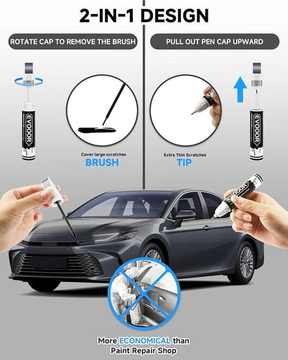 Touch Up Paint Compatible with Toyota Exact Match 2 in 1 Touch up Paint for Chips and Nicks Repair (Celestite(1K3))
