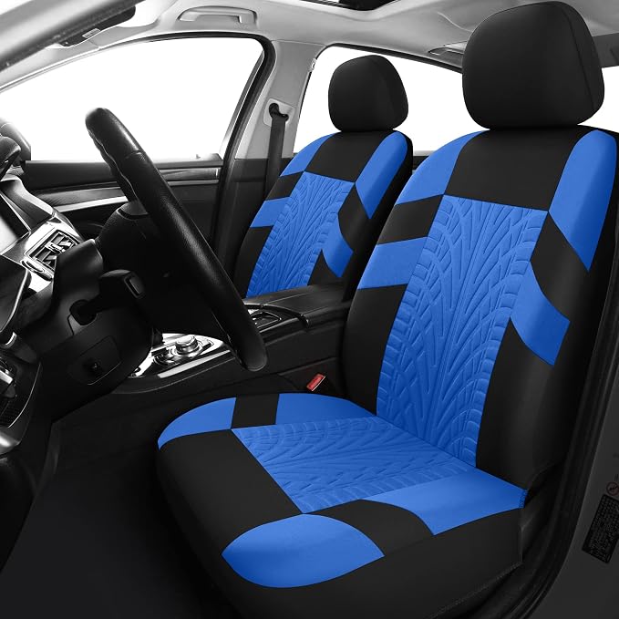 VarCozy Car Seat Covers Front Pair,Universal Cloth for Car,Breathable & Washable SUV, Sedan, Van, Automotive Interior Covers, Airbag Compatible