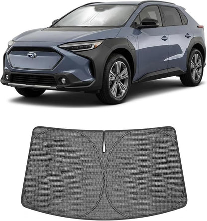 Proadsy Windshield Sun Shade Custom Fit Kia Seltos 2021-2026 Ice Crystal Black Front Window Sunshade UV and Heat Blocker Foldable Visor Keeps Car Cooler for Summer Parking and Daily Use