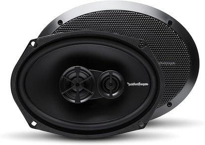 Rockford Fosgate Prime R169X3 6"x9" 3-Way Full Range Coaxial Speakers (Pair)