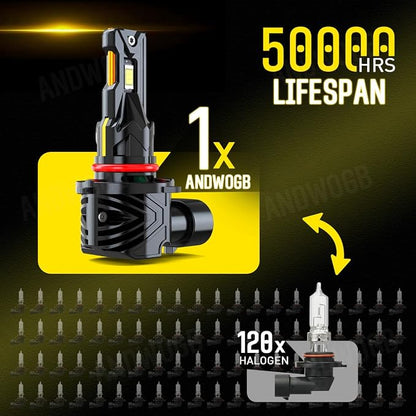 Lights Compatible for Chevrolet S10 Light Bulbs High Low Beam, Years: 1998 1999 2000 2001 2002 2003 2004, 48000 Lumens 800% Brightness, Pack of 4
