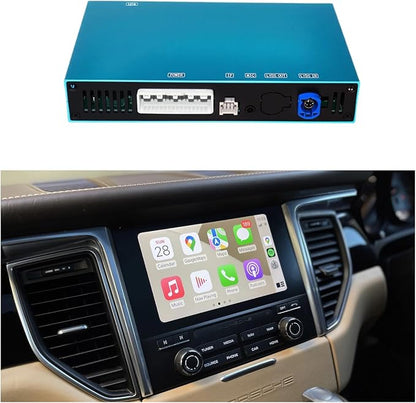 Premium Wireless CarPlay & Android Auto Retrofit Kit for Cayenne, Macan, 911, 718, Boxster & Cayman with PCM 4.0 (2017-2018) – OEM+ Integration Module