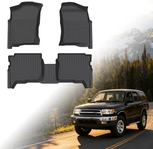 Floor Mats for Toyota 4Runner 1996 1997 1998 1999 2000 2001 2002, 3rd gen 4runner Floor Mats Custom Fit TPE All Weather Protection Floor Liners, Non-Slip Waterproof Floor Mat Car Accessories