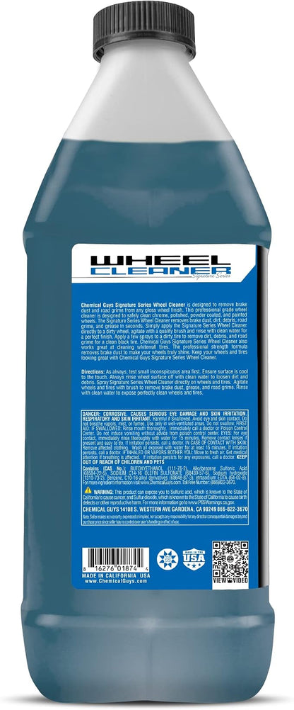 Chemical Guys CLD_203 Signature Series Wheel Cleaner, Formated For All Gloss Finishes, Safe for Cars, Trucks, SUVs, Motorcycles, RVs & More 128 fl oz (1 Gallon)