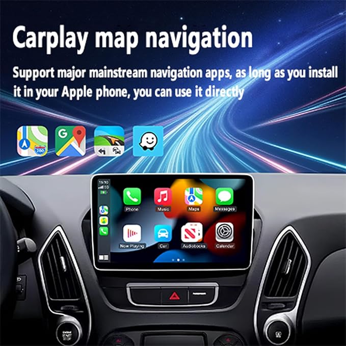 Wireless CarPlay Adapter，Ultra-Compact Stealth Design，Plug & Play，Dual-Band High-Speed Connection，Smart Cooling，Secure Installation，Compatible with Factory Wired CarPlay Vehicles