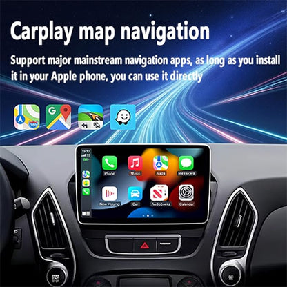 Wireless CarPlay Adapter，Ultra-Compact Stealth Design，Plug & Play，Dual-Band High-Speed Connection，Smart Cooling，Secure Installation，Compatible with Factory Wired CarPlay Vehicles