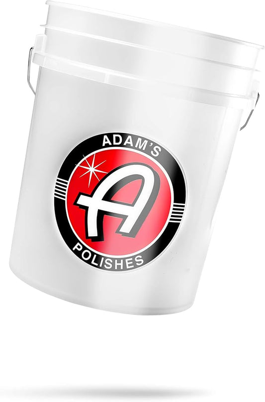 Adam's Wash Bucket (5 Gallon Bucket Only) - Car Wash Detailing Bucket for Auto Washing, Cleaning, Storage and More