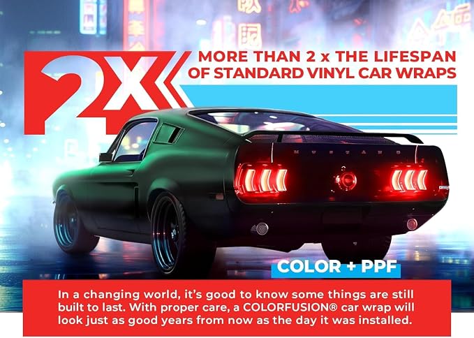ColorFusion PPF by VViViD, Satin Chrome Stealth Green Dry Apply PPF Vinyl Car Wrap Roll 1ft x 5ft