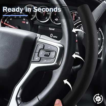 Steering Wheel Cover for Chevy Silverado 1500 2019-Present/ 2500 3500 2020-Present/Blazer 2019-Present (Gasoline Models)/ Suburban Tahoe 2021-2024, Car Steering Wheel Cover Accessories for Chevrolet