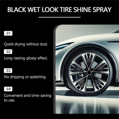 Genérico Tire Shine - High Gloss and High Strength - Tire Restorative Cream | for Vehicles, Trailers, Caravans, Sedans, Pickups, Tractors,