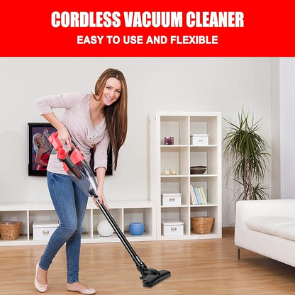 120W Cordless Vacuum Cleaner Compatible with Milwaukee 18V Battery (No Battery), Handheld Vacuum for Home, Boat, Workshop, Car, Pet Hair, Furniture, Tool Only