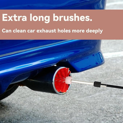 Wheel Brush, Soft Drill Wheel Cleaner Brush, Highly Dense and Durable Rim Cleaner Brush for Wheels, Rims, Engines, Exhaust,Motorcycles