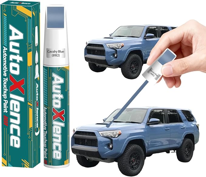 8W2 Cavalry Blue Touch Up Paint Compatible with Toyota Car Paint Pen Scratch Repair Automotive Scratch Remover Fix Exact Color Match