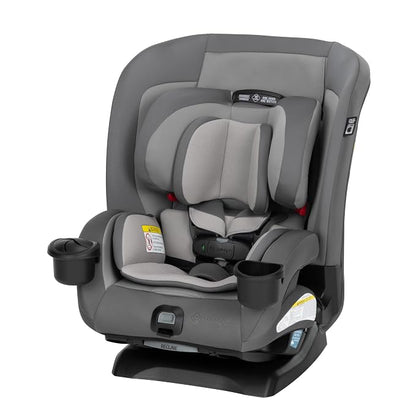 Safety 1st EverSlim 4-in-1 Convertible Car Seat, SecureTech Chest Clip, Ultra-Slim, 4-Mode Infant to Booster, Baby Car Seat, 5-100 lbs, Memory Foam, Office Space