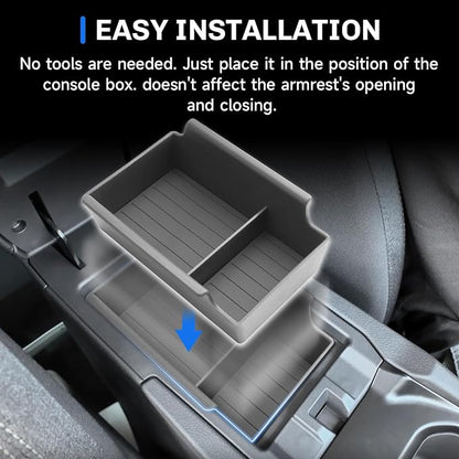 SXCY for 2025 2026 Nissan Kicks Center Console Organizer for 2025 2026 Nissan Kicks [S/SV/SR] Accessories 2025 2026 Kicks Armrest Console Organizer for 2025 2026 Kicks Console Organizer Tray