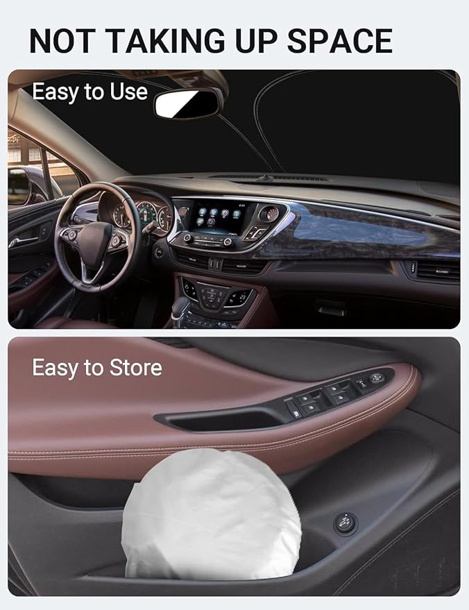 Proadsy 2026 Upgrade Front Windshield Sun Shade Foldable Sunshade Protector Custom Fit 2016-2020 Buick Envision 1SV, Preferred, Essence, Premium, Premium II SUV Accessories