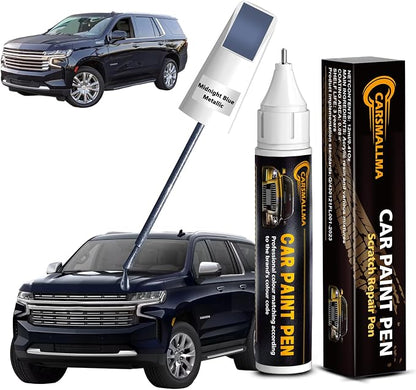 Touch Up Paint for Chevrolet Midnight Blue Metallic(GLU/WA328E), Color Exact Match Auto Paint Repair Pen Fix Chips and Nicks Scuff