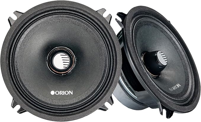 ORION Cobalt CM54 High Efficiency 5.25" Mid-Range Bullet Loudspeakers, 500W Max Power, 125W RMS, 4 Ohm, 1.2" Voice Coil - Pro Car Audio Stereo, Midrange Speakers (Pair)