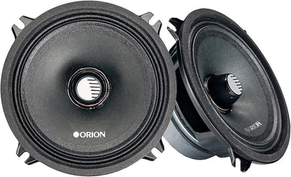 ORION Cobalt CM52 High Efficiency 5.25" Mid-Range Bullet Loudspeakers, 500W Max Power, 125W RMS, 2 Ohm, 1.2" Voice Coil - Pro Car Audio Stereo, Midrange Speakers (Pair)