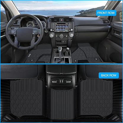 Nilight TPE Floor Mats for Dodge Ram 1500 2500 3500 Crew Cab 2012 2013 2014 2015 2016 2017 2018, Ram 1500 Classic 2019 2020 2021 2022 2023 All Weather Custom Fit Heavy Duty Floor Liners