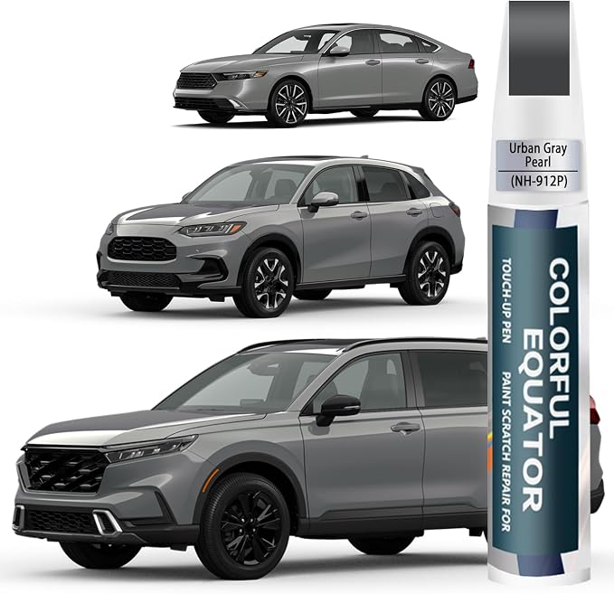 Urban Gray Pearl(NH-912P) Touch Up Paint Compatible with Honda, Car Paint Pen Scratch Repair Two-In-One Touch Up Paint, Premium Car Scratch Remover for Deep Scratches