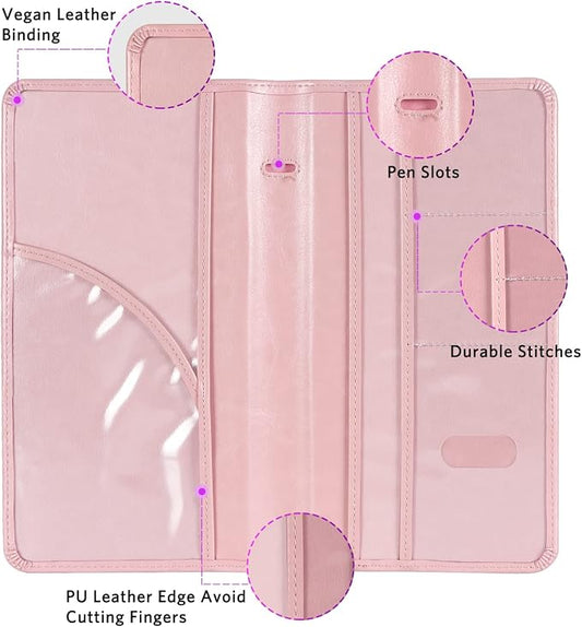 CoBak Car Registration and Insurance Holder - Vehicle Glove Box Car Organizer, Auto Truck Comparment Accessories Case with Magnetic Closure for Essential Document, Driver License, Cards