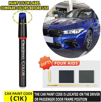 Carhoo C1K Marina Bay Blue Touch Up Paint Suitable For BMW, Genuine Custom Color Absoulutely Without Color Differences (16ml)