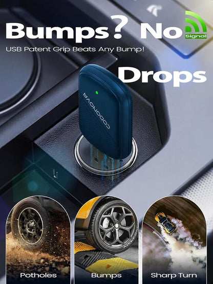 Wireless CarPlay Adapter for iPhone & Android Auto - Wired to Wireless Car Play Dongle, Gold-Plated USB, No Lag & Auto Reconnect for Daily Drive, Mini Size, Plug & Play with OEM Wired Cars 2016+