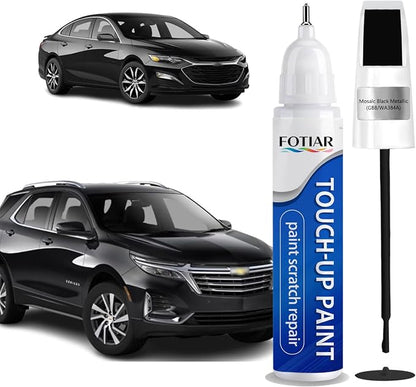 Mosalc Black Metallic GB8/WA384A Touch up Paint for Chevrolet-Exact Match Scratch Repair Kit 2-In-1 Premium Car Paint Pen for Chips & Nicks