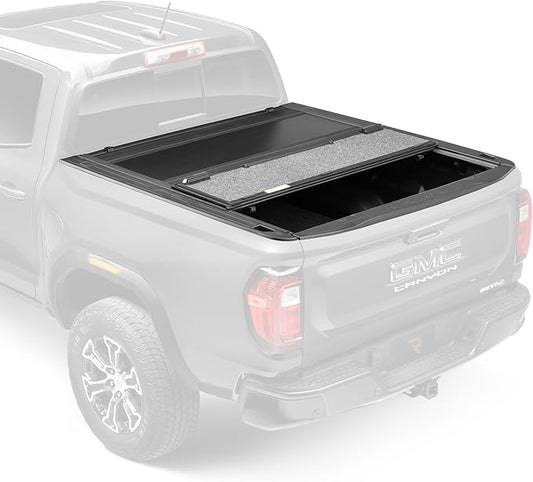 RealTruck Undercover Ultra Flex Hard Folding Truck Bed Tonneau Cover | UX22004 | Fits 2004-2014 Ford F-150 6' 7" Bed (78.8")