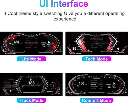 Speedometer Instrument for BMW E70 E71 2006-2013 CCC CIC，12.3 inch Linux System Original Car Information Display Digital Cluster Dashboard Screen