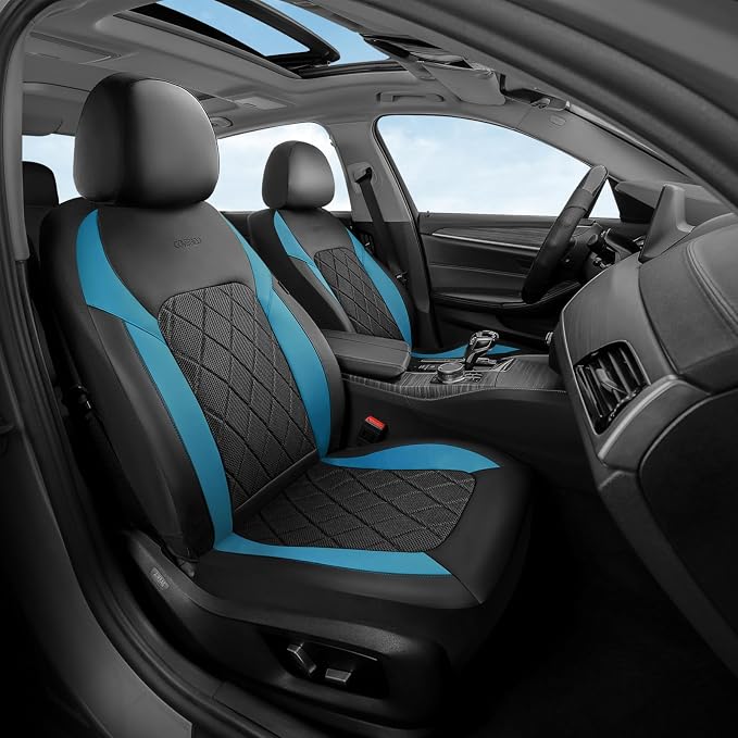 Coverado Car Seat Covers, Seat Covers Full Set, 5 Seats Automotive Seat Cover, Mesh Breathable Seat Protectors, Universal Fit for Most Cars