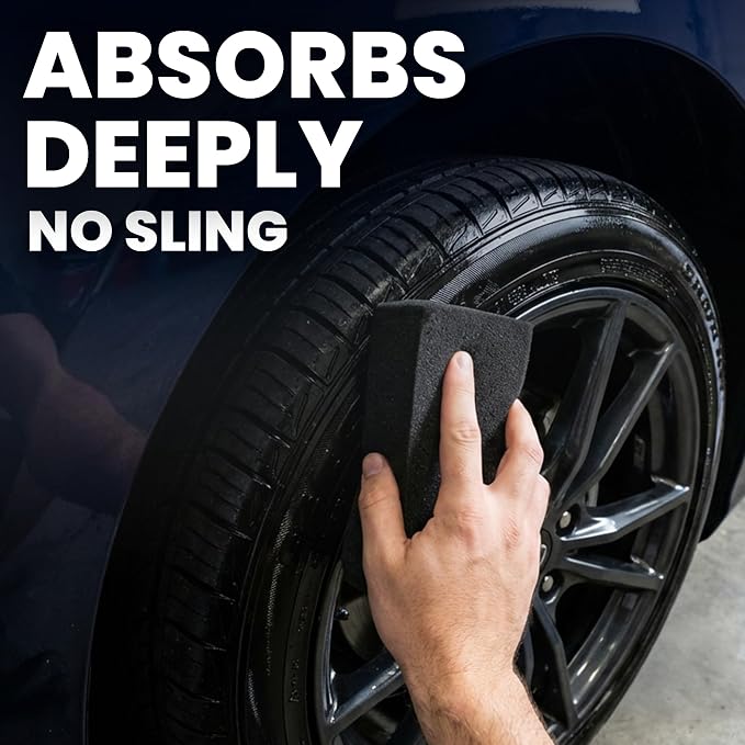LANE'S Super Blue Tire Dressing Spray | High-Gloss Car Tire Shine Spray | No Sling, No Run, Long Lasting | Protects from Cracks & UV Rays | Non-Greasy Automotive Dressing & Cleaner | 32oz, 2 Pack