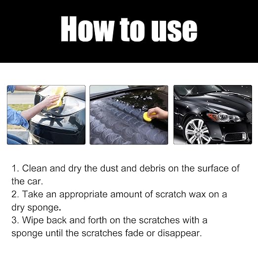 Scratch Remover for Vehicles,2026 New Scratch Removal Wax,Containing Wiping Sponge car Paint Scratch Repair Polishing Wax,Used for Deep Scratches on Various Vehicles (1pc)