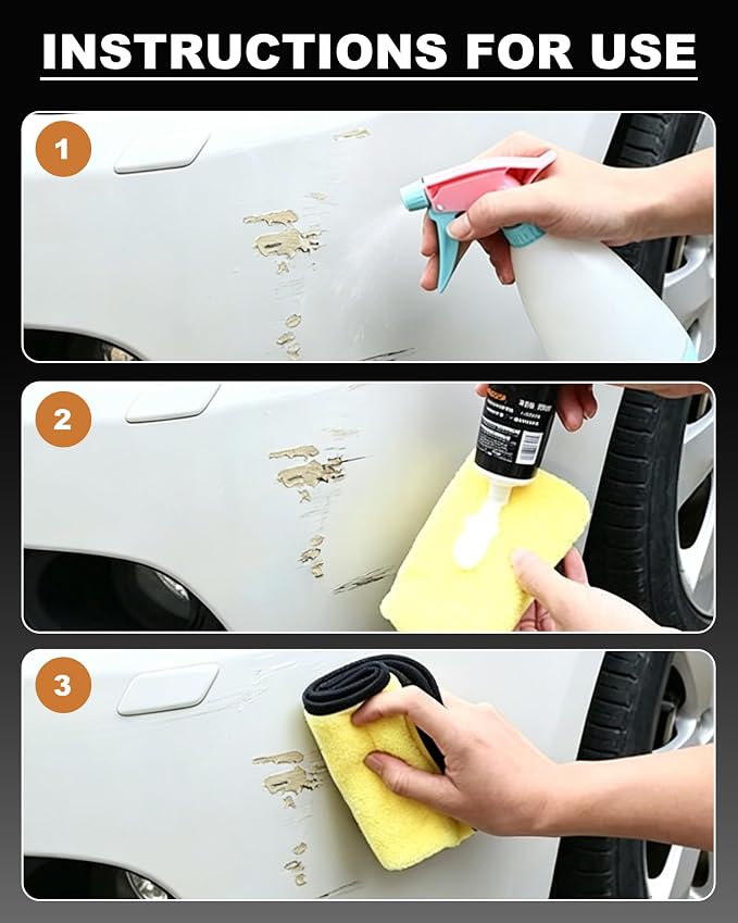 2 Pack Car Scratch Remover Wax,2026 Car Scratch Repair Paste for Deep Scratches,Professional Scratch Remover for Vehicles,Universal Car Scratch Removal Wax with Wipe and Sponge