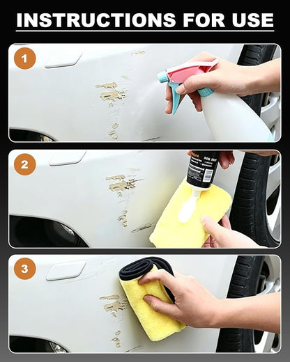 2 Pack Car Scratch Remover Wax,2026 Car Scratch Repair Paste for Deep Scratches,Professional Scratch Remover for Vehicles,Universal Car Scratch Removal Wax with Wipe and Sponge