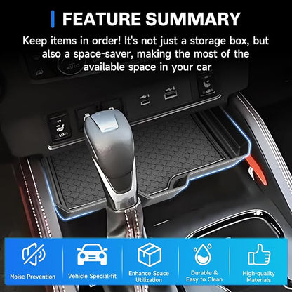 SXCY for 2026 Nissan Frontier Center Console Organizer for 2022-2026 Nissan Frontier Accessories Front Center Console Tray 2026 Frontier Armrest Organizer Storage