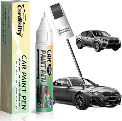B39 Mineral Grey Metallic Touch Up Paint for BMW, Color Accurate Car Paint Scratch Repair Pen, Quick & Easy Fix Automotive Chips and Nicks