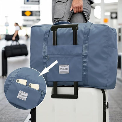 Backless Booster Seat Travel Bag for Airplane, Blue | Durable Car Seat Cover & Carrier, Easy Airplane Travel