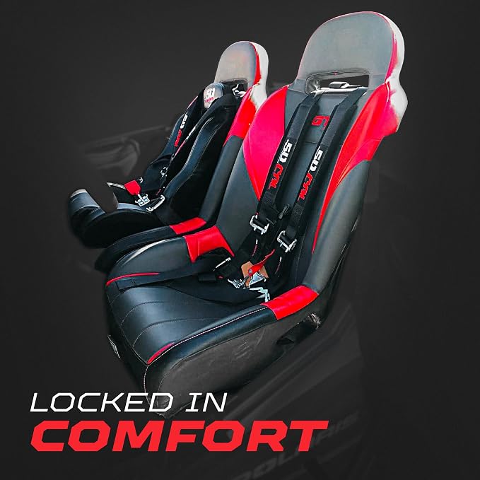 1pc Blue 4 Point Harness for Bucket Seat, Latch Release, 9 Color Options, Racing Harness, Race Car, Off Road, UTV, RZR [6002]